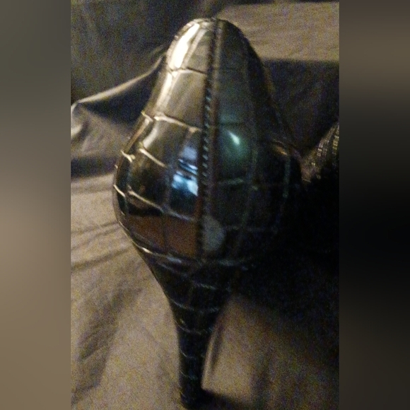 Bandolino patent leather croc print sz 8.5W - Picture 8 of 11